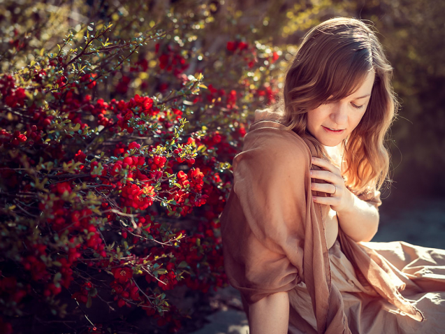 Весенняя фотосессия для девушки в Торонто