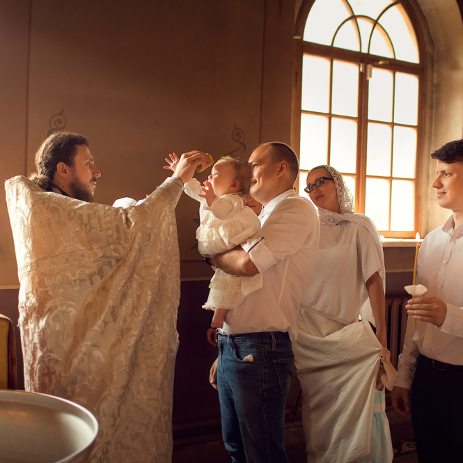 детский фотограф крещение