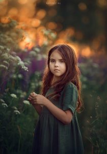 портретная фотосессия для девочки. детский фотограф москва