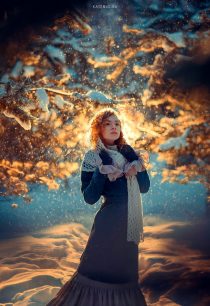 night-portrait-photography-in -winter